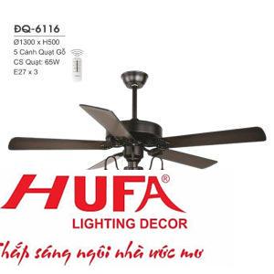 Đèn quạt Hufa Ø1300*H500, 5 cánh Quạt Gỗ, CS quạt 65W