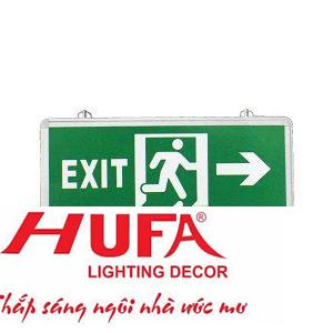 Đèn thoát hiểm có mũi tên hướng phải 1 mặt L355*W25*H145