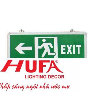 Đèn thoát hiểm có mũi tên hướng trái 1 mặt L355*W25*H145