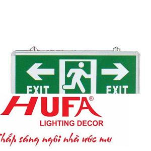 Đèn thoát hiểm có mũi tên hướng trái và phải 2 mặt L355*W25*H145