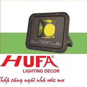 Đèn pha led 50W - L187*W50*H120, ánh sáng trắng, vàng