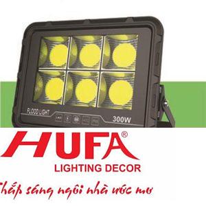 Đèn pha led 300W - L357*W50*H272, ánh sáng trắng, vàng