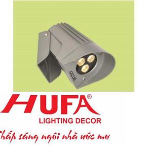 Đèn led gắn tường ngoài trời Ø90*H165-9W, chiếu xa 6m, Ánh sáng vàng