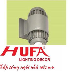 Đèn led gắn tường ngoài trời Ø125*H160-10W*2, chiếu xa 10m, Ánh sáng vàng