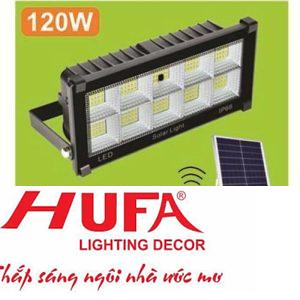 Đèn pha năng lượng mặt trời 120W ánh sáng trắng
