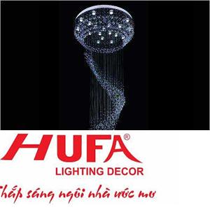 Đèn treo trần pha lê Ø850*H2400, LED 76W, 3 chế độ ánh sáng, 200 Hạt To, 168 Hạt Nhỏ