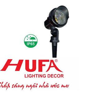 Đèn ghim cỏ LED COB 7W Ø100*W145*H330, Ánh sáng vàng