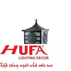 Đèn trụ cổng Vuông Hufa L250*W250*H300