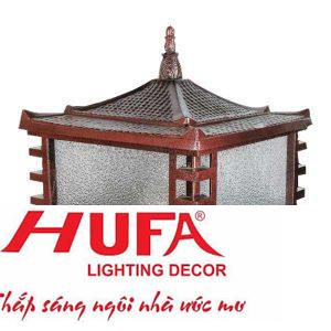 Đèn trụ cổng Vuông Hufa Ø400*H350