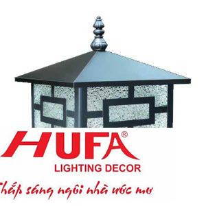 Đèn trụ cổng Vuông Hufa L400*W400*H350