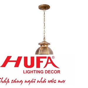 Đèn treo ngoài trời Hufa HF 97 vỏ màu vàng đồng