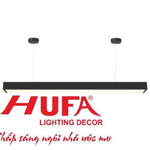 Đèn led tube Hufa L1200*W135*H40-54Wvỏ đen, ánh sáng trắng, vàng