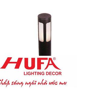 Đèn led trụ ngoài trời tròn Ø108*H800, đế Ø150, E27*1, vỏ màu đen