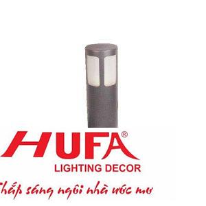 Đèn led trụ ngoài trời tròn Ø108*H600, đế Ø150, E27*1, vỏ màu xám