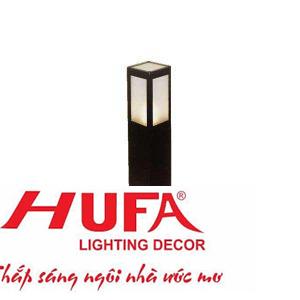 Đèn led trụ ngoài trời vuông Ø90*H600, đế Ø140, E27*1, vỏ màu đen