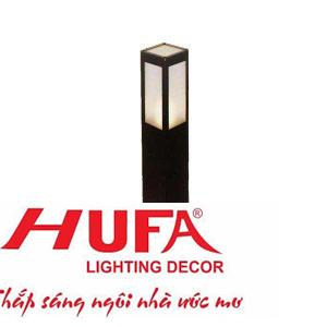 Đèn led trụ ngoài trời vuông Ø90*H800, đế Ø140, E27*1, vỏ màu đen