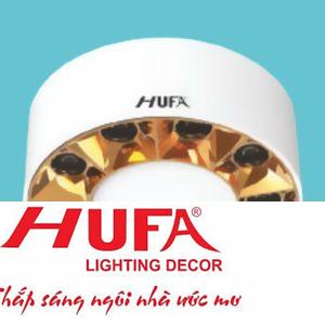 Đèn trụ ốp nổi Hufa Ø95*H59 9W+9W 3 chế độ