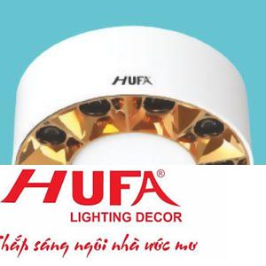 Đèn trụ ốp nổi Hufa Ø157*H69 18W+18W 3 chế độ