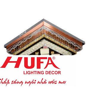 Đèn Mâm vuông Led 80W-Ø600*H200, 3 chế độ ánh sáng