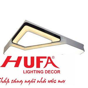 Đèn Mâm Led Chữ Nhật Ø930*620*H80, 3 chế độ ánh sáng, remote điều chỉnh sáng tối