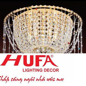 Đèn Mâm Pha lê Ø650*H500, E14*6