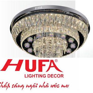 Đèn mâm led trang trí Hufa Ø600*H330 - LED 172W, ánh sáng 3 chế độ