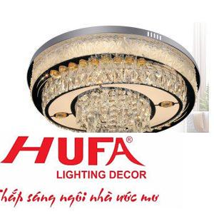 Đèn mâm led trang trí Hufa Ø600*H310 - LED 172W, ánh sáng 3 chế độ