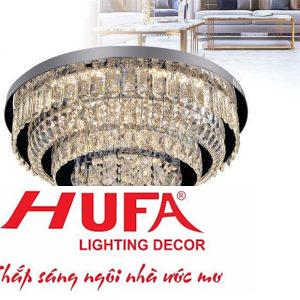 Đèn mâm led trang trí Hufa Ø600*H370 - LED 172W, ánh sáng 3 chế độ