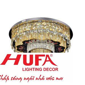 Đèn mâm led trang trí Hufa Ø600*H300 - LED 96W, ánh sáng 3 chế độ