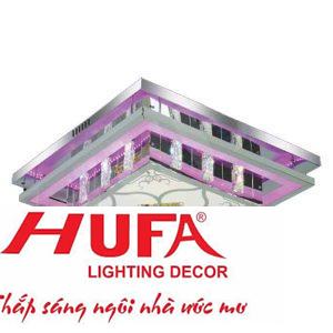 Đèn Mâm vuông Led RGB-Ø600*H140, 3 chế độ ánh sáng