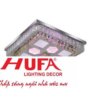Đèn Mâm vuông Led RGB-Ø500*H140, 3 chế độ ánh sáng