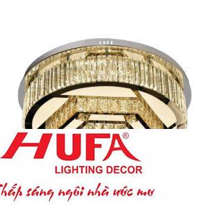Đèn mâm led trang trí Hufa Ø600*H250 - LED 152W, ánh sáng 3 chế độ