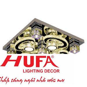 Đèn Mâm vuông Led Đổi Màu-Ø600*H140, 3 chế độ ánh sáng