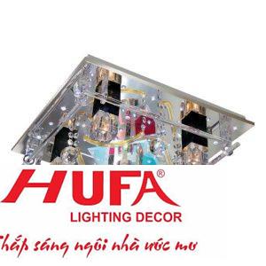 Đèn Mâm vuông Led Trắng-Ø460*H200, 3 chế độ ánh sáng