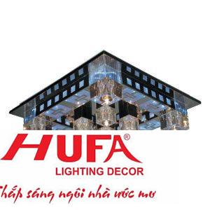 Đèn Mâm vuông Led Đổi Màu-Ø480*H150, 3 chế độ ánh sáng