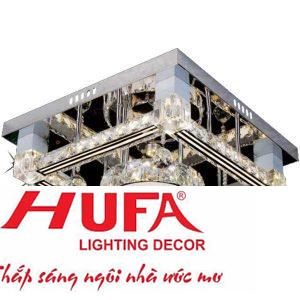 Đèn Mâm vuông Led 102W-Ø600*H250, 3 chế độ ánh sáng