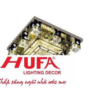 Đèn Mâm vuông Led Đổi Màu-Ø600*H200, 3 chế độ ánh sáng