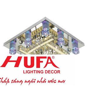 Đèn Mâm vuông Led 90W-Ø600*H250, 3 chế độ ánh sáng