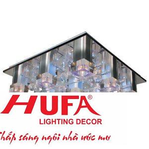 Đèn Mâm vuông Led Đổi Màu-Ø600*H150, 3 chế độ ánh sáng