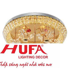 Đèn mâm pha lê Hufa Ø600*H300 - LED 88W, ánh sáng 3 chế độ