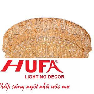 Đèn Mâm Pha Lê Tròn Ø950*H400, E14*10-LED SMD, Có Remote, 223 Hạt