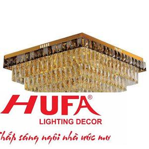 Đèn Mâm Vuông Pha Lê Ø600*H320, LED SMD - E14*11