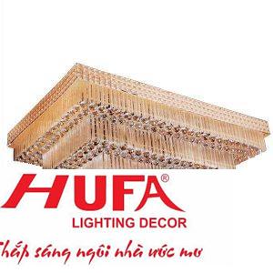 Đèn Mâm Pha Lê Vuông L1200*W800*H330, E14*12-LED SMD, có remote, 310 Hạt