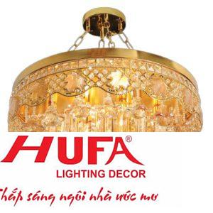 Đèn mâm pha lê Hufa Ø600*H700, E14*7, 37 hạt