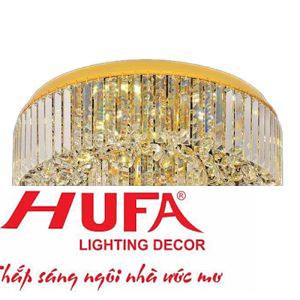 Đèn mâm pha lê Hufa Ø600*H330 - LED 72W, ánh sáng 3 chế độ