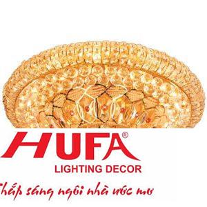 Đèn Mâm Pha Lê Tròn Ø800*H500, E14*18-LED Đổi Màu, Có Remote, 121 Hạt