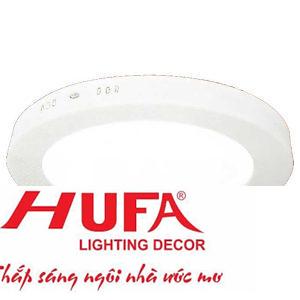 Đèn mâm phẳng đổi màu hợp kim nhôm cao cấp tròn 3 chế độ ánh sáng