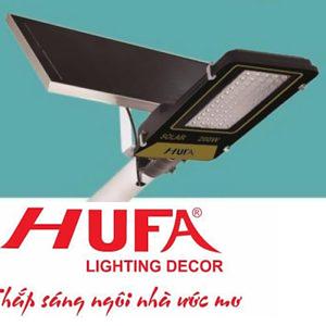 Đèn đường Hufa L495*H215-200W, Pin: L600 x W17 x H350