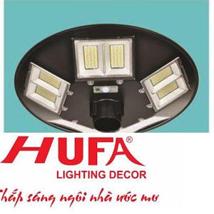 Đèn đĩa bay UFO Năng Lượng Mặt Trời Ø550 x 17 - Pin:Ø530