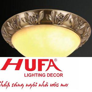 Đèn Ốp Trần Đồng Ø300*H126 Led 24W, 3 chế độ ánh sáng